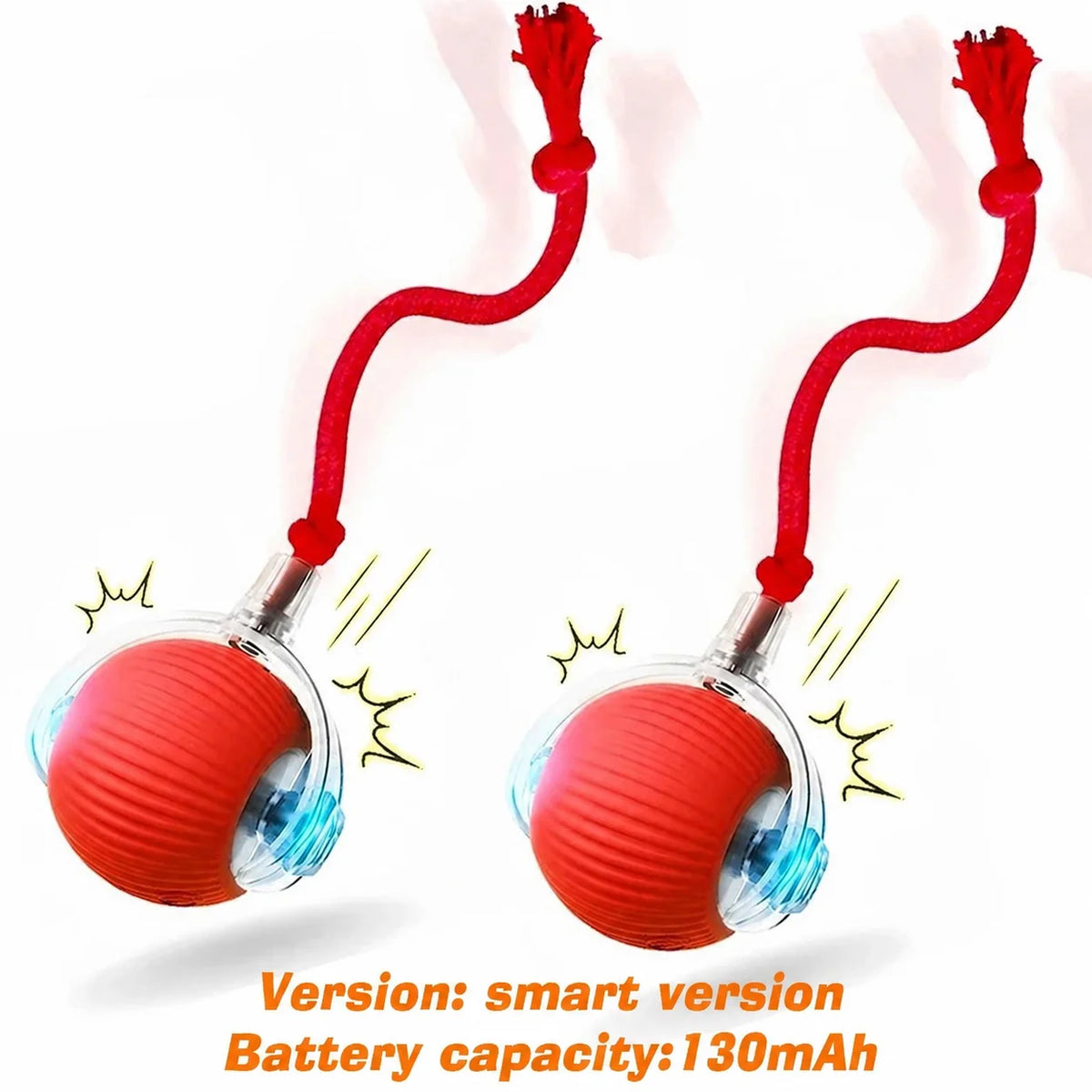 Automatic Rolling & Interactive Smart Dog Toy Ball with Tail & Sound