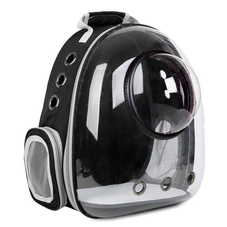Breathable Transparent Space Capsule Pet Transport Backpack & Cat Carrier