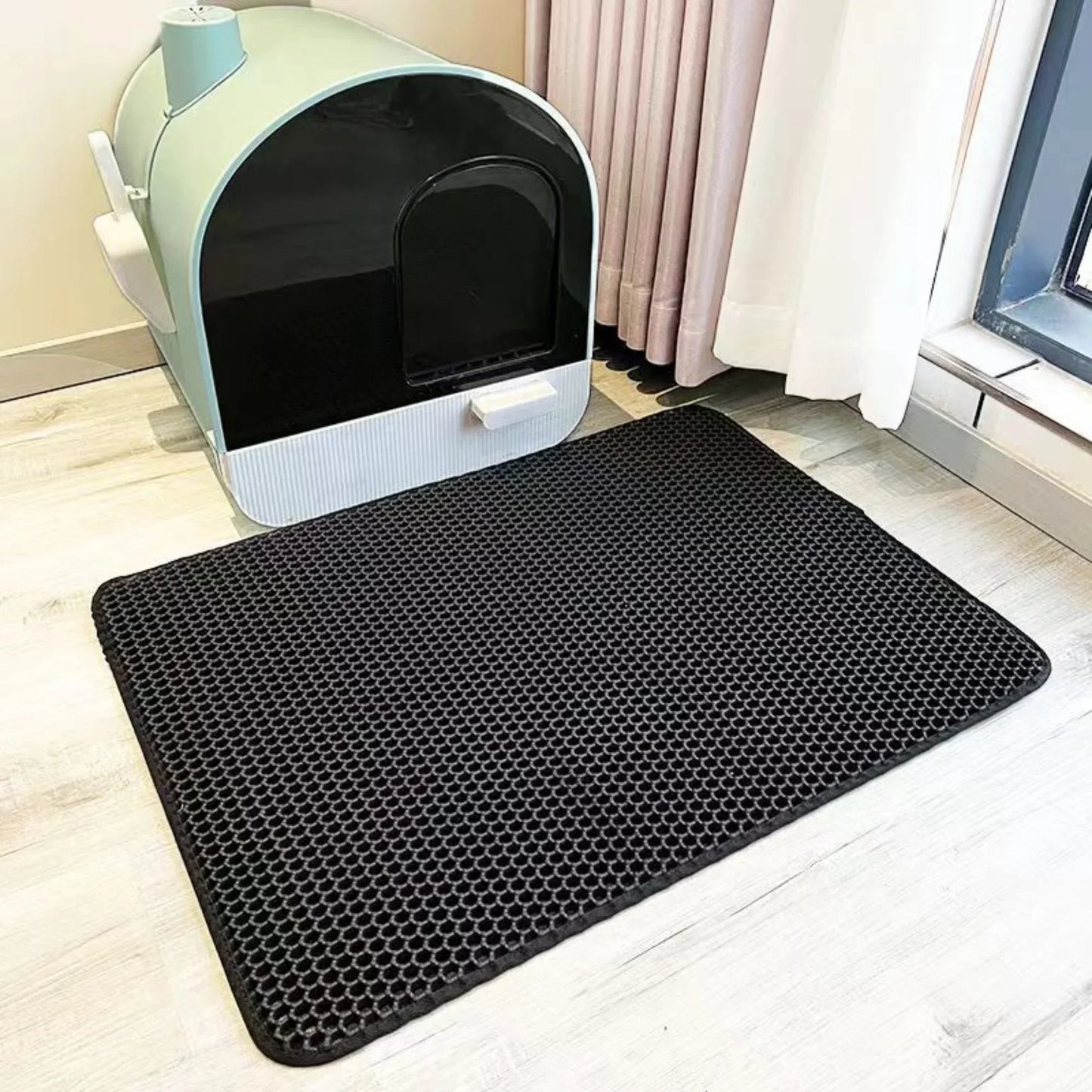 Extra Large Heavy-Duty Waterproof 2-Layer Cat Litter Mat