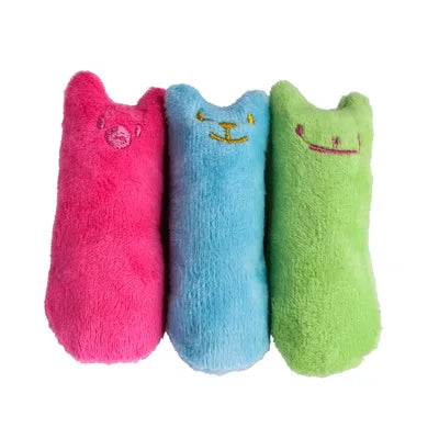 Interactive Catnip Plush Chew Toy & Teeth Grinding Kitten Toy