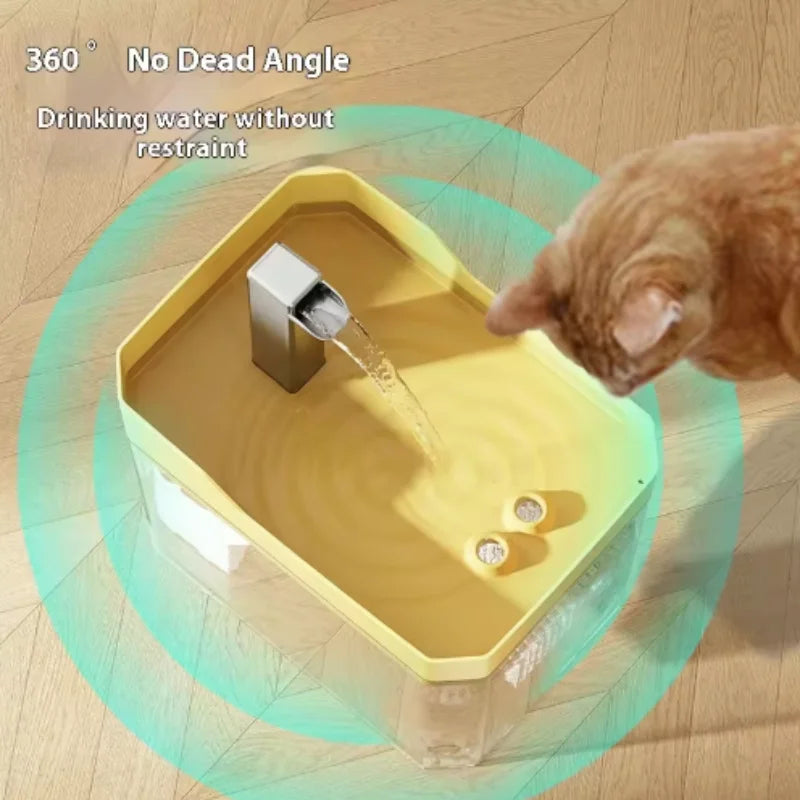 Automatic Cat Water Fountain with Filter & Circulating Dispenser