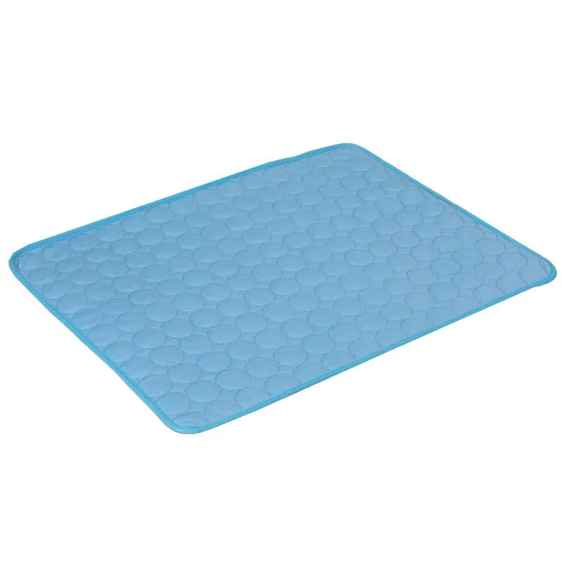 Summer Self-Cooling Pet Mat & Breathable Ice Pad Blanket for Dogs & Cats