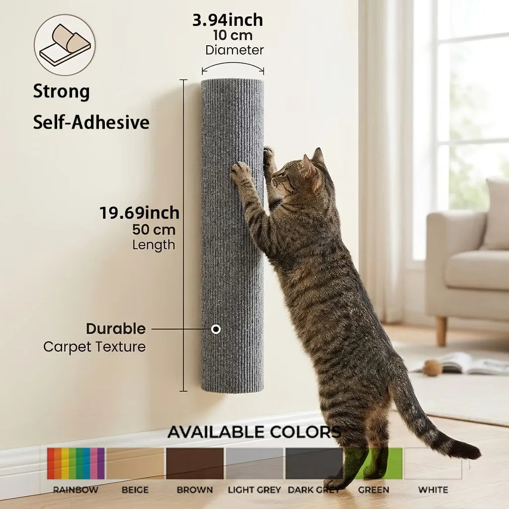 High-Adhesion Cat Scratching Post & Furniture Protector Mat
