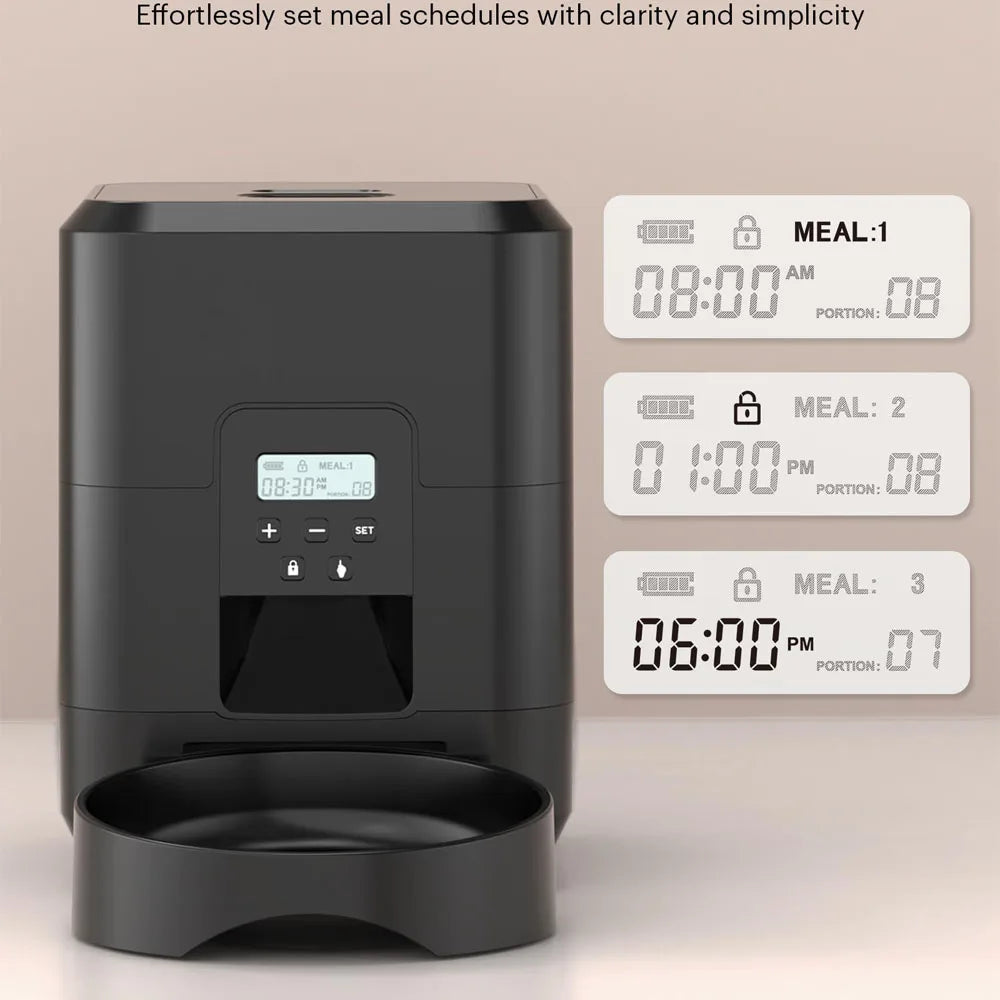 Smart Automatic Timed Pet Feeder & Wi-Fi Enabled Cat/Dog Food Dispenser Bowl