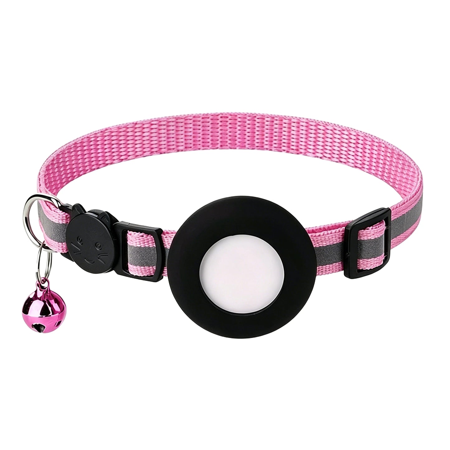 Reflective AirTag Cat Collar with Safety Breakaway Buckle & Bell