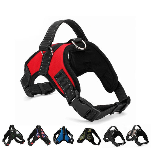 Breathable Quick-Release Adjustable Nylon Dog Harness Vest