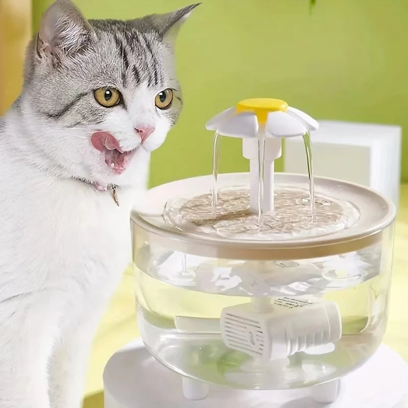 Automatic Cat Water Fountain & USB Pet Drinking Dispenser with Filter