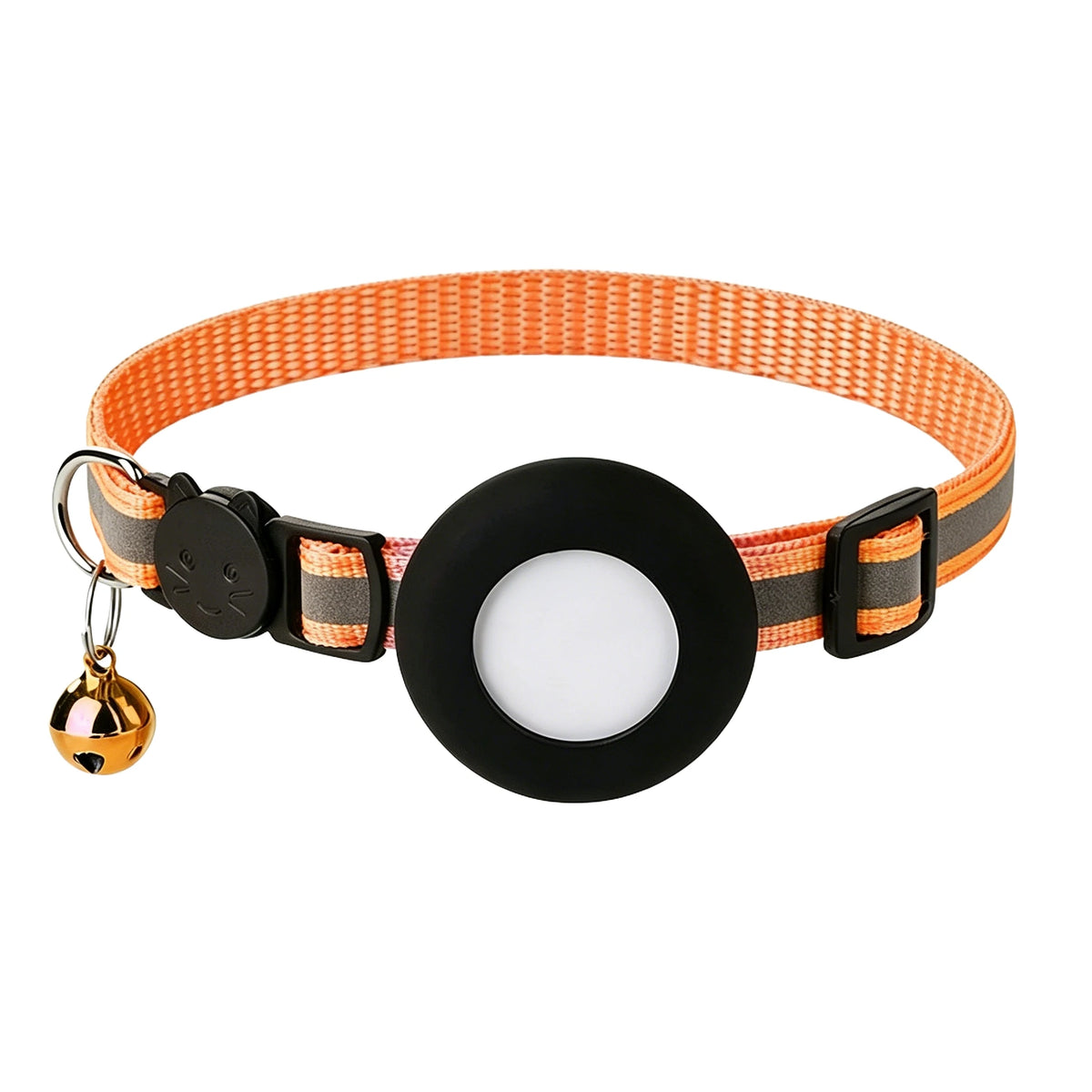 Reflective AirTag Cat Collar with Safety Breakaway Buckle & Bell