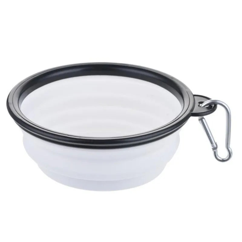 Portable Collapsible Silicone Travel Pet Food & Water Bowl
