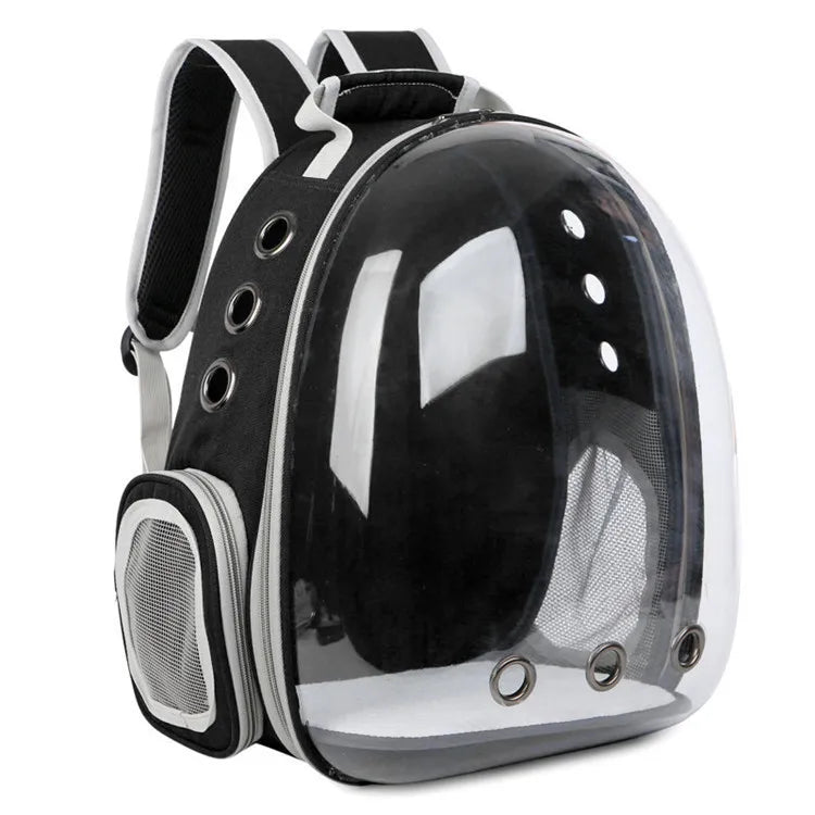 Breathable Transparent Space Capsule Pet Transport Backpack & Cat Carrier