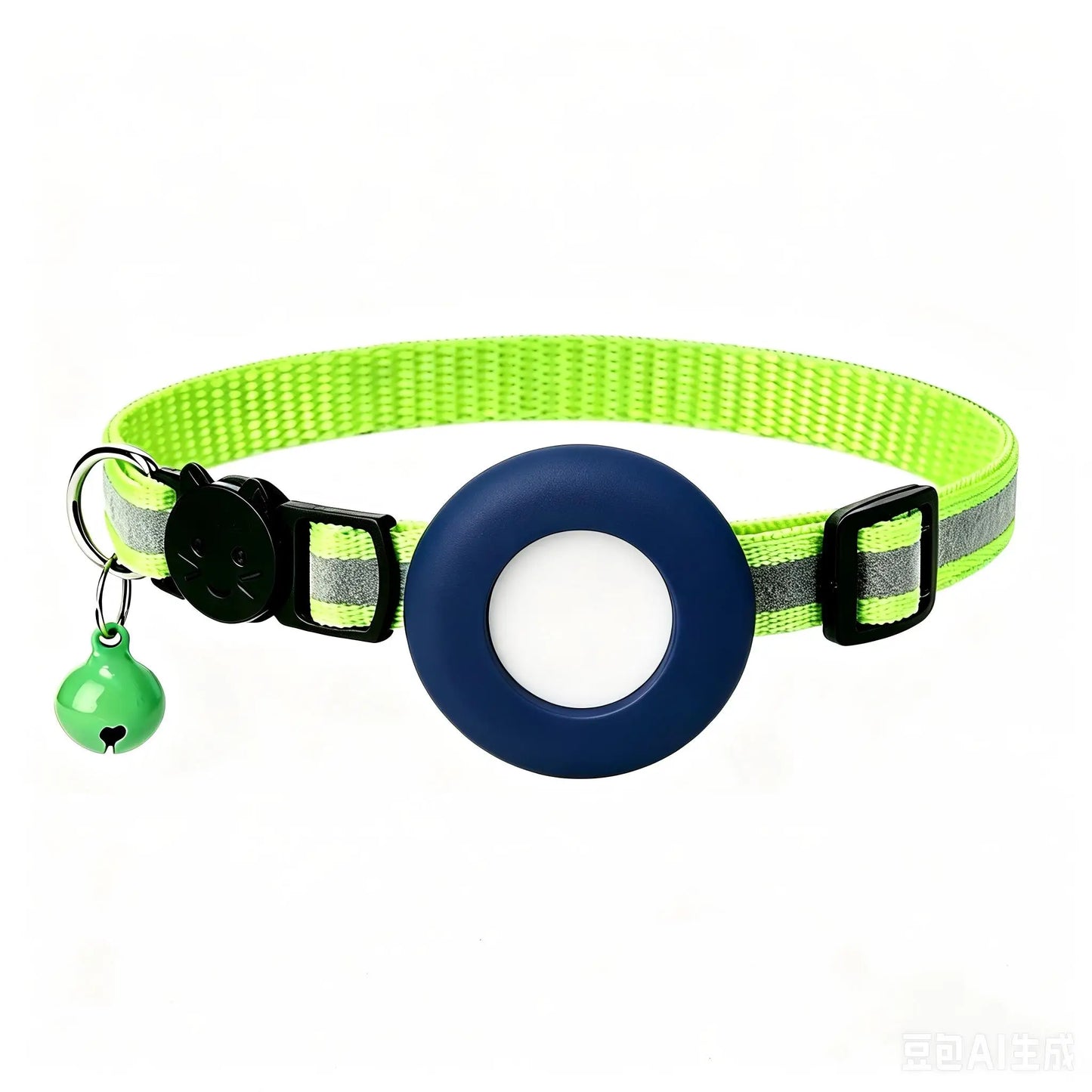 Reflective AirTag Cat Collar with Safety Breakaway Buckle & Bell