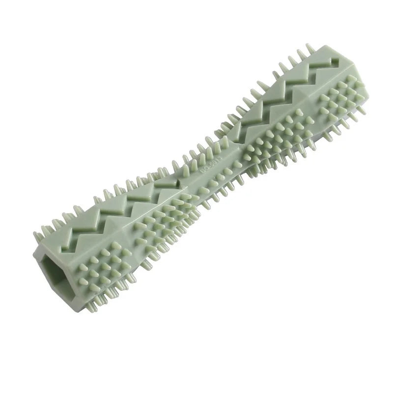Bite-Resistant Dog Teething Chew Stick & Treat Dispenser Toy