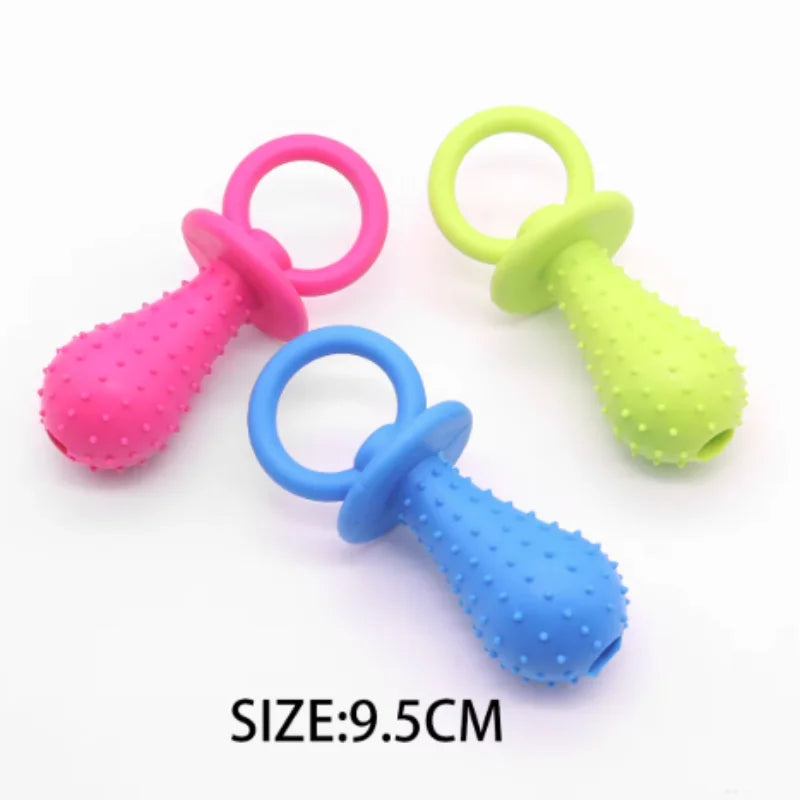 Bite-Resistant Dog Teething Chew Stick & Treat Dispenser Toy