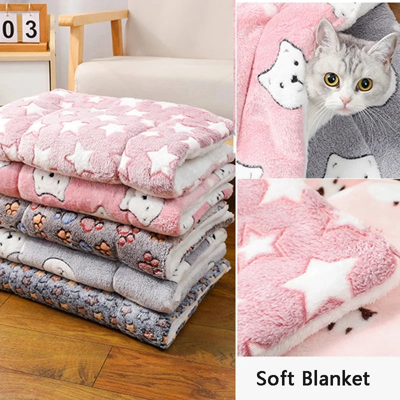 Thickened Flannel Soft Cat & Small Dog Sleeping Mat Cushion