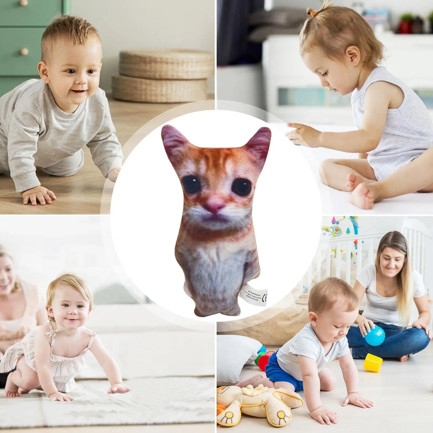 Cute 21cm El Gato Meme Plush Toy – Soft Stuffed Cat Doll Gift