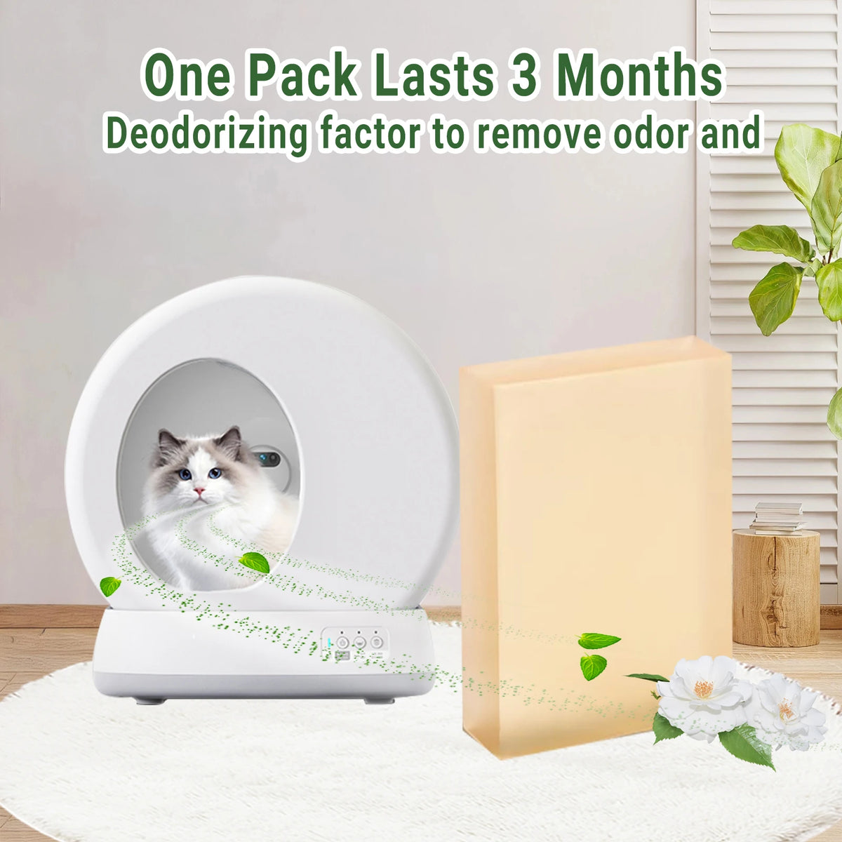 Smart Cat Litter Box Deodorizer Replacement Filters