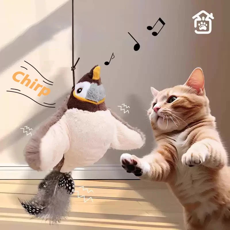 Automatic Rolling & Interactive Smart Cat Toy Ball with Faux Tail