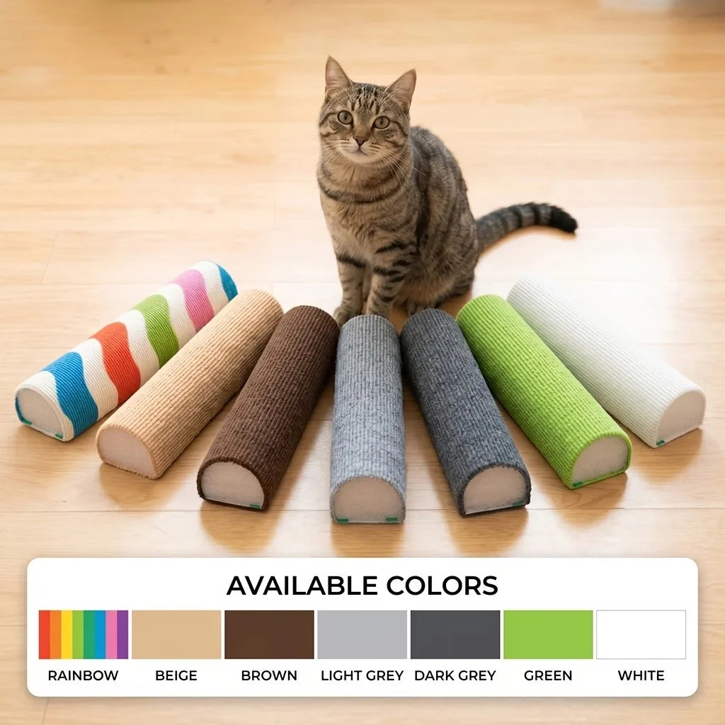 High-Adhesion Cat Scratching Post & Furniture Protector Mat