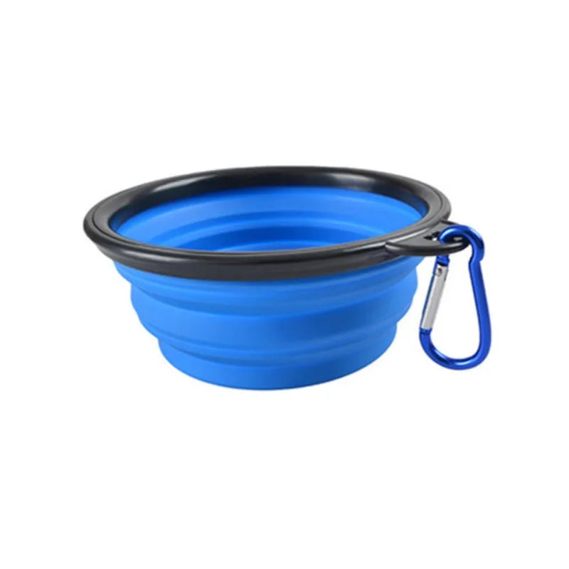 Portable Collapsible Silicone Travel Pet Food & Water Bowl