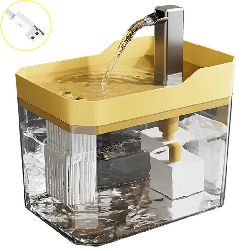 Automatic Cat Water Fountain with Filter & Circulating Dispenser