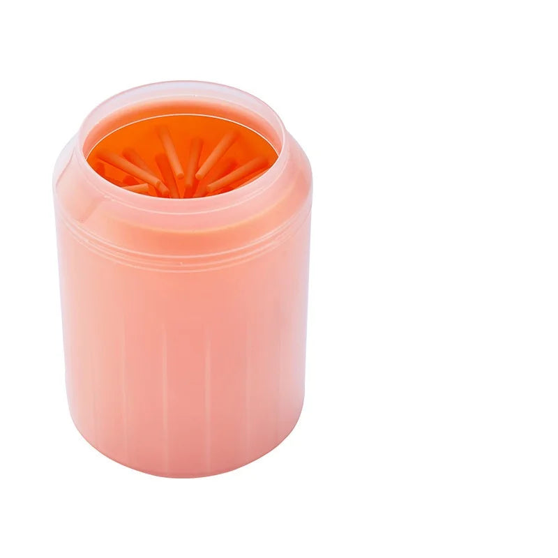 Portable Silicone Dog Paw Cleaner Cup & Gentle Foot Washing Brush