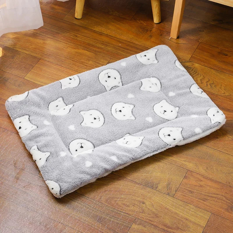 Thickened Flannel Soft Cat & Small Dog Sleeping Mat Cushion