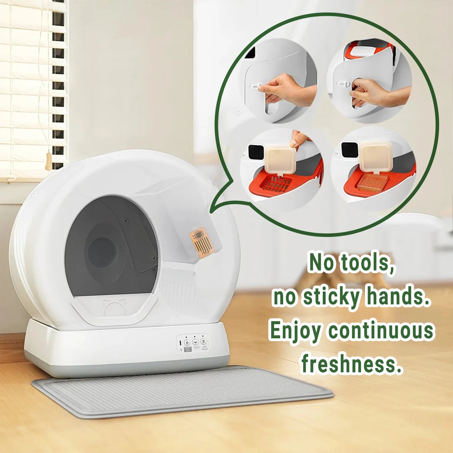Smart Cat Litter Box Deodorizer Replacement Filters