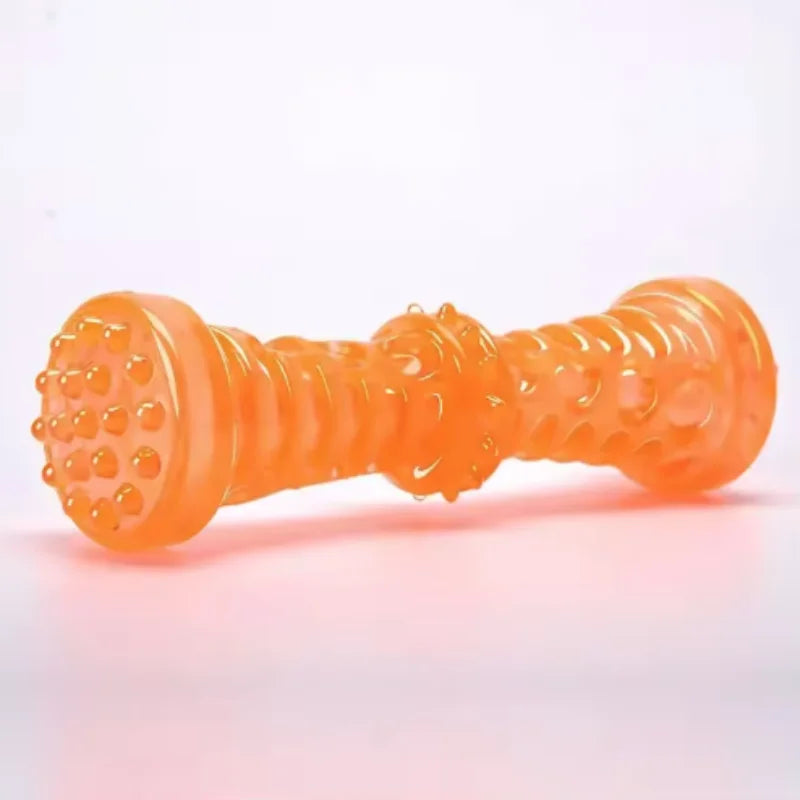 Bite-Resistant Dog Teething Chew Stick & Treat Dispenser Toy