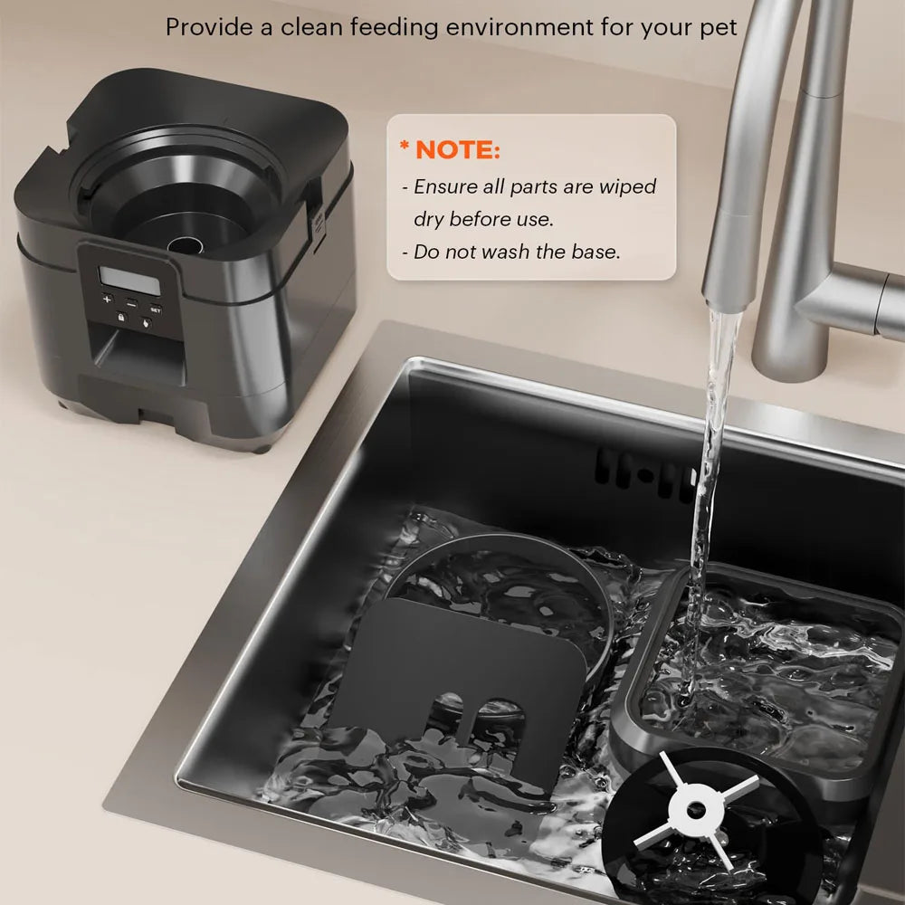 Smart Automatic Timed Pet Feeder & Wi-Fi Enabled Cat/Dog Food Dispenser Bowl
