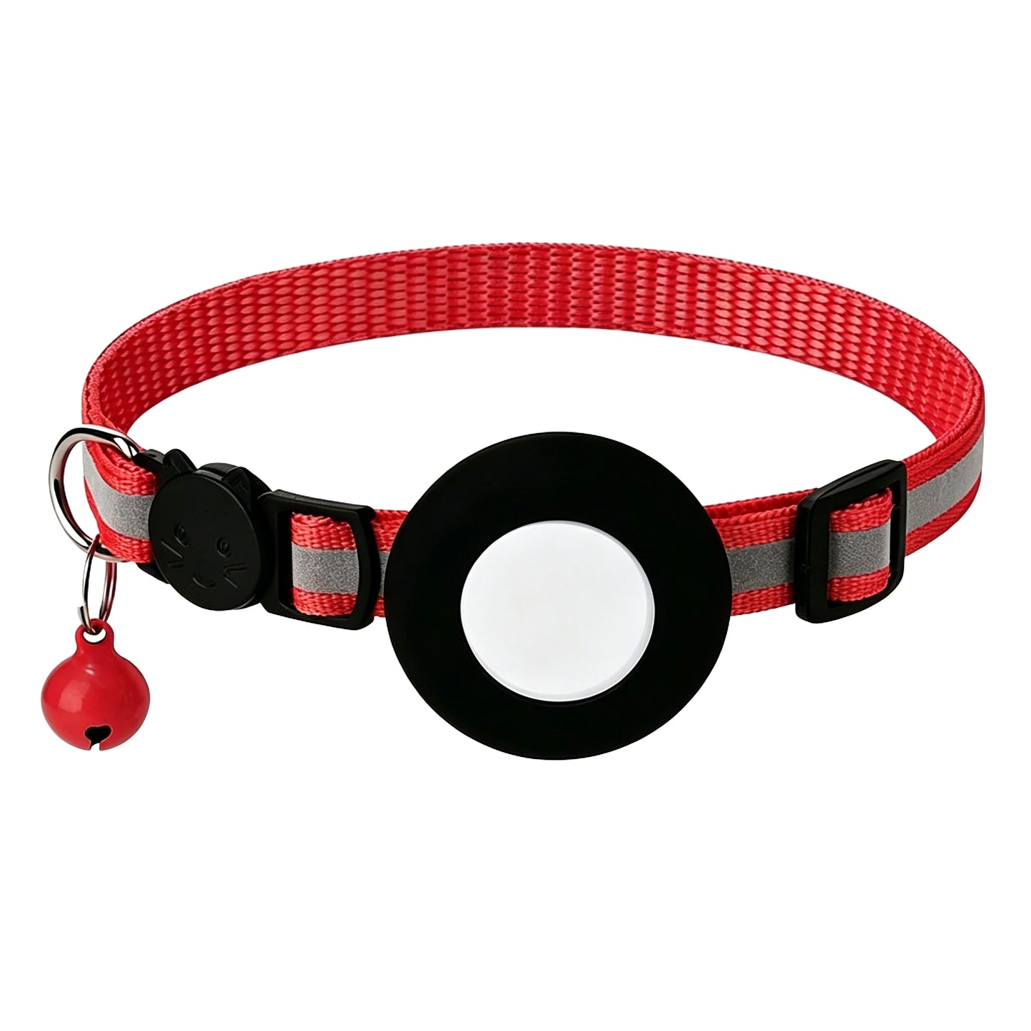 Reflective AirTag Cat Collar with Safety Breakaway Buckle & Bell