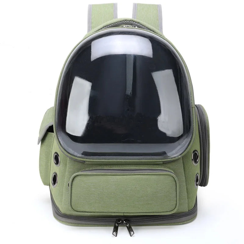 Breathable Transparent Outdoor Travel Cat Carrier Backpack