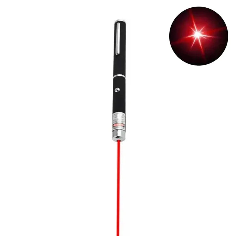 Interactive LED Laser Pointer & Flashlight Cat Toy Pen