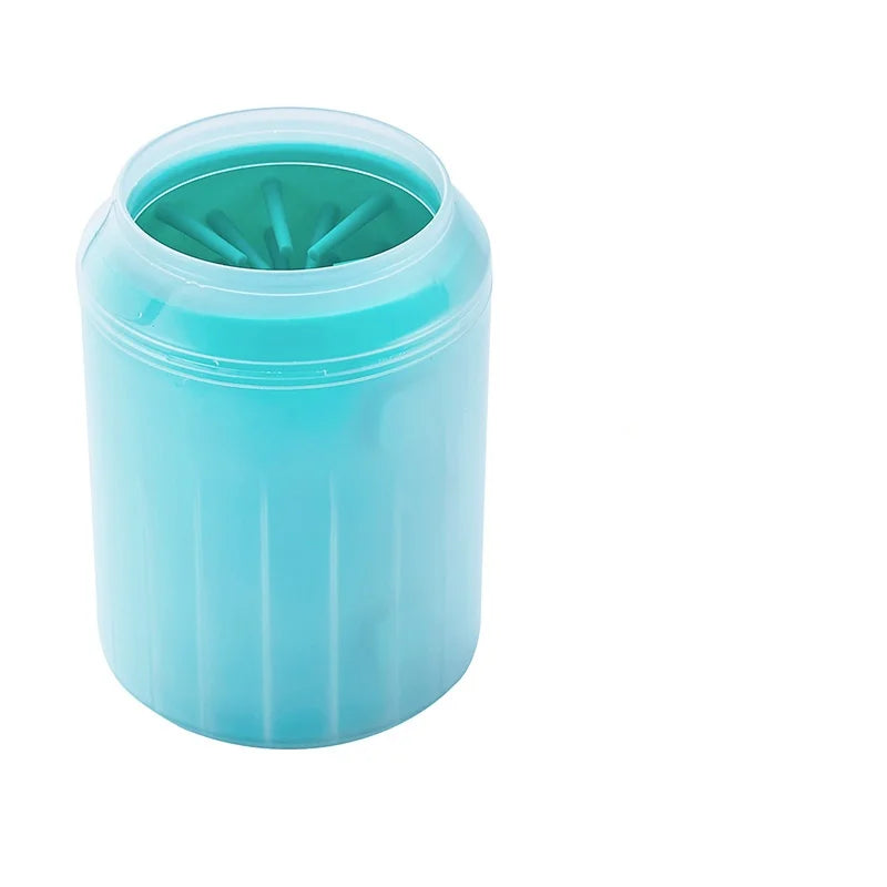 Portable Silicone Dog Paw Cleaner Cup & Gentle Foot Washing Brush