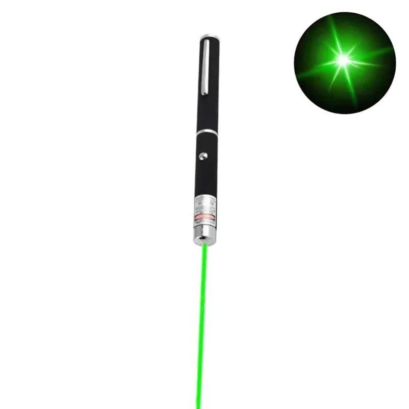Interactive LED Laser Pointer & Flashlight Cat Toy Pen