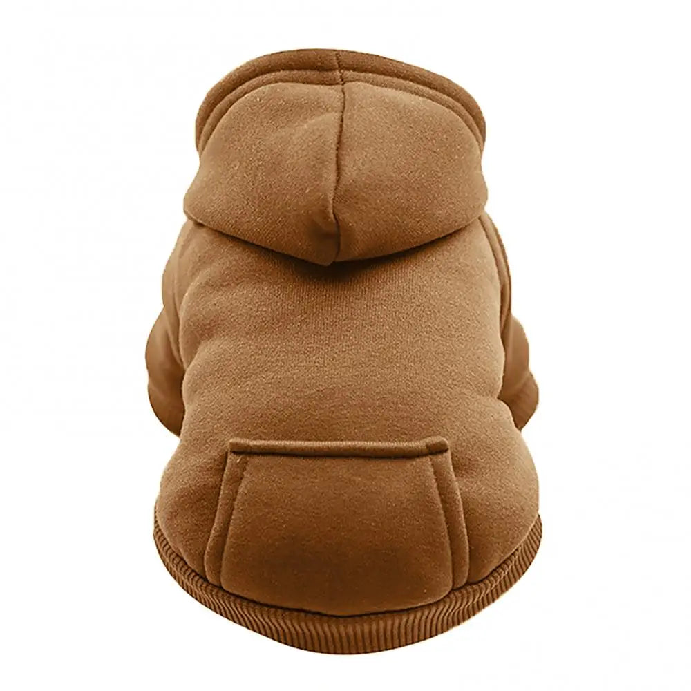 Warm Winter Fleece Dog Hoodie & Cute Puppy Sweatshirt Apparel