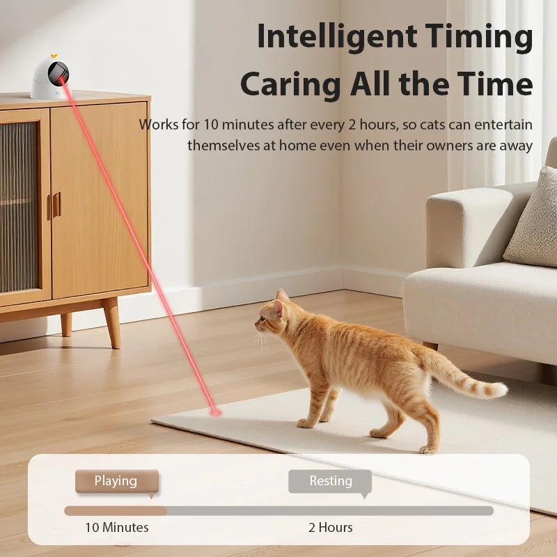 ROJECO Automatic Smart Electric Interactive Laser Cat Toy