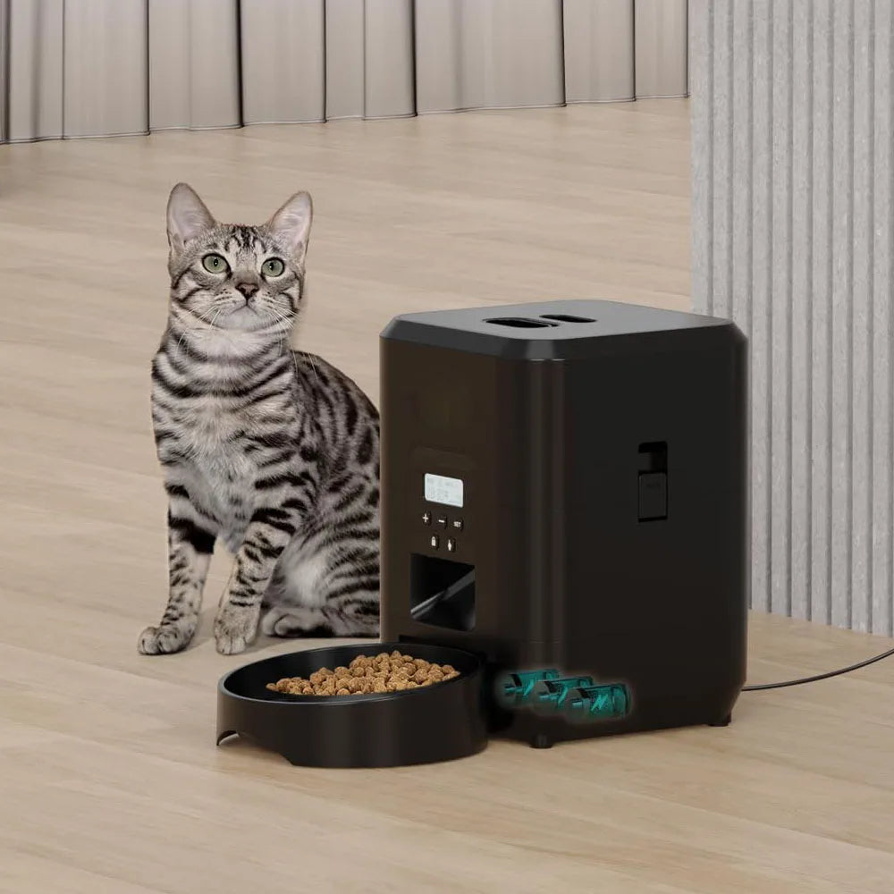 Smart Automatic Timed Pet Feeder & Wi-Fi Enabled Cat/Dog Food Dispenser Bowl