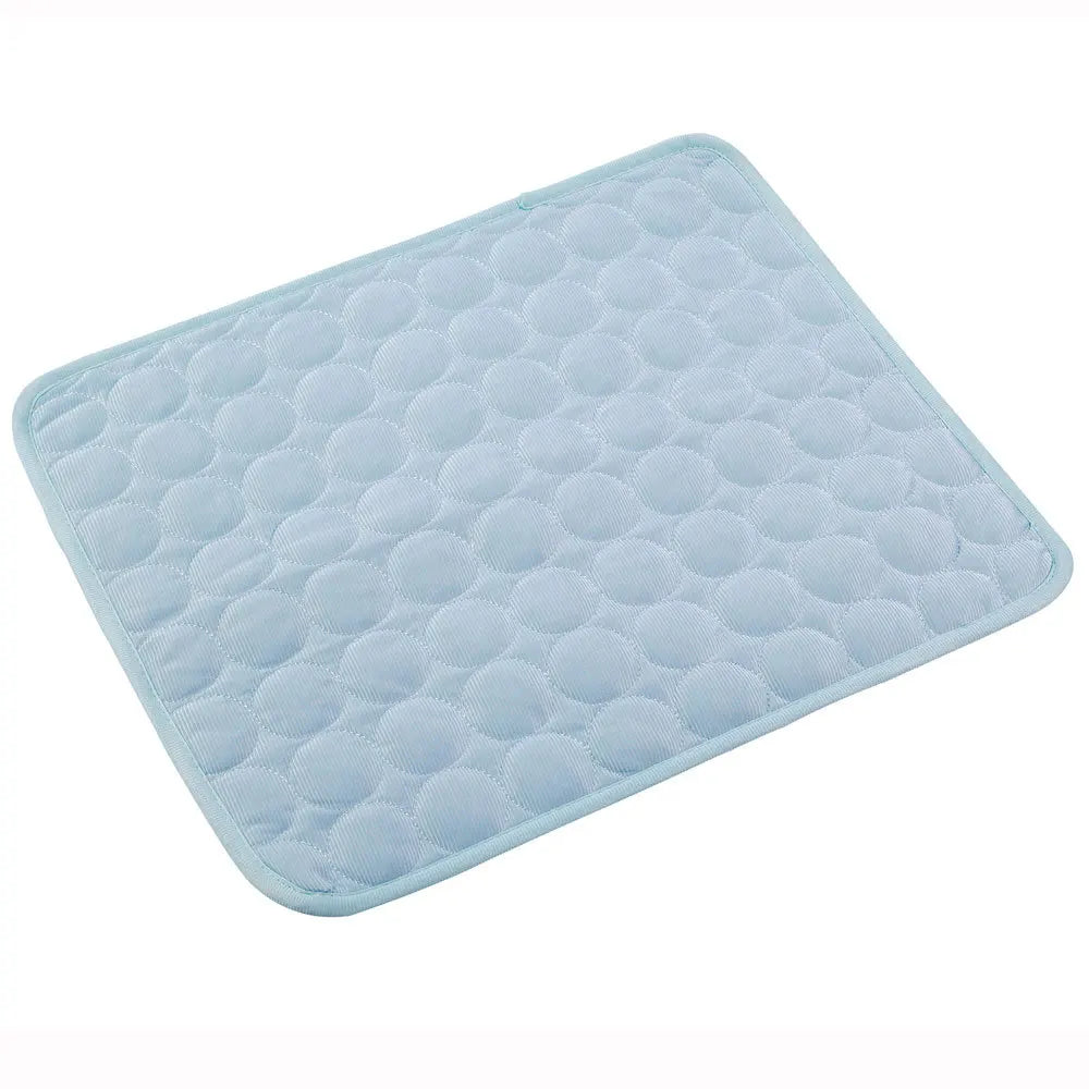 Summer Self-Cooling Pet Mat & Breathable Ice Pad Blanket for Dogs & Cats
