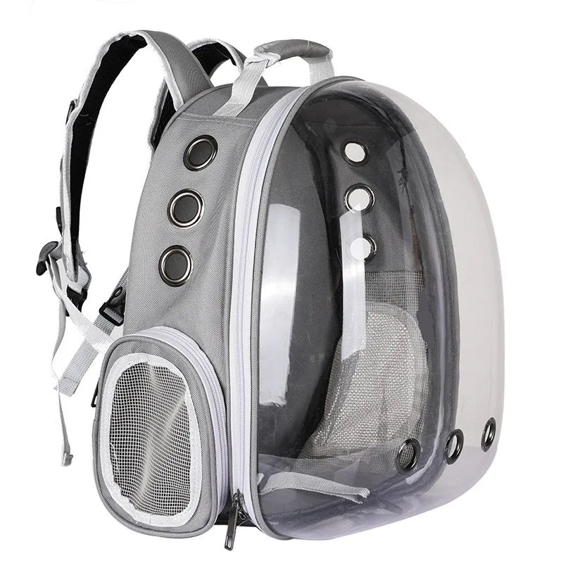 Breathable Transparent Space Capsule Pet Transport Backpack & Cat Carrier
