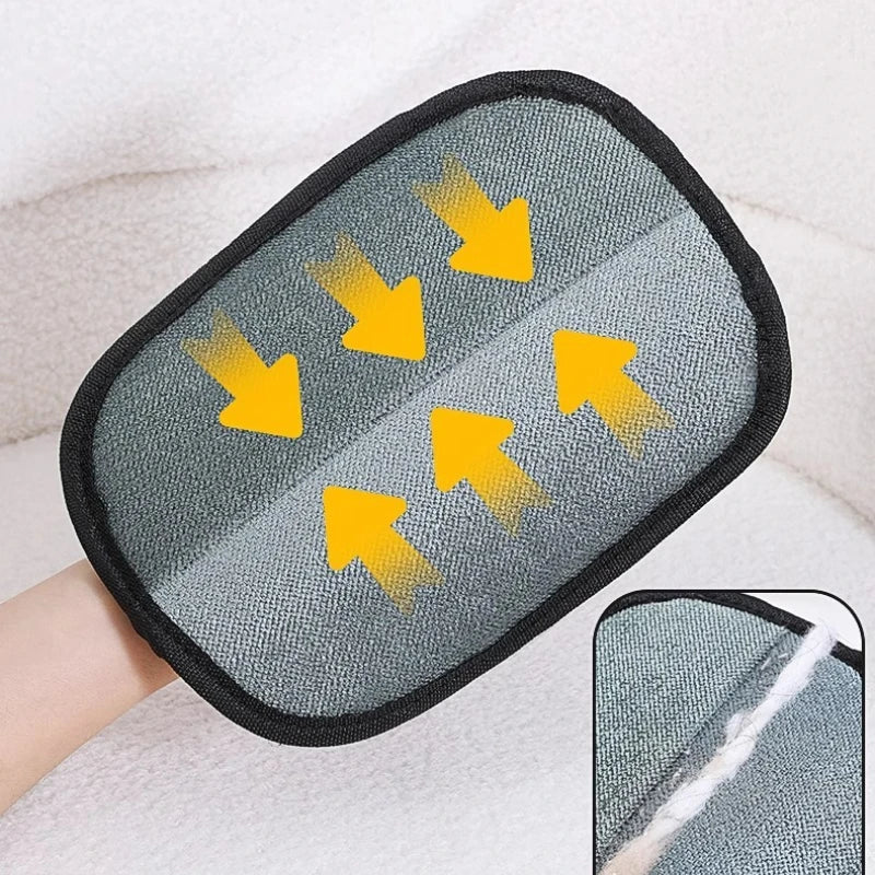 Portable Washable Pet Hair Remover & Grooming Dehairing Gloves