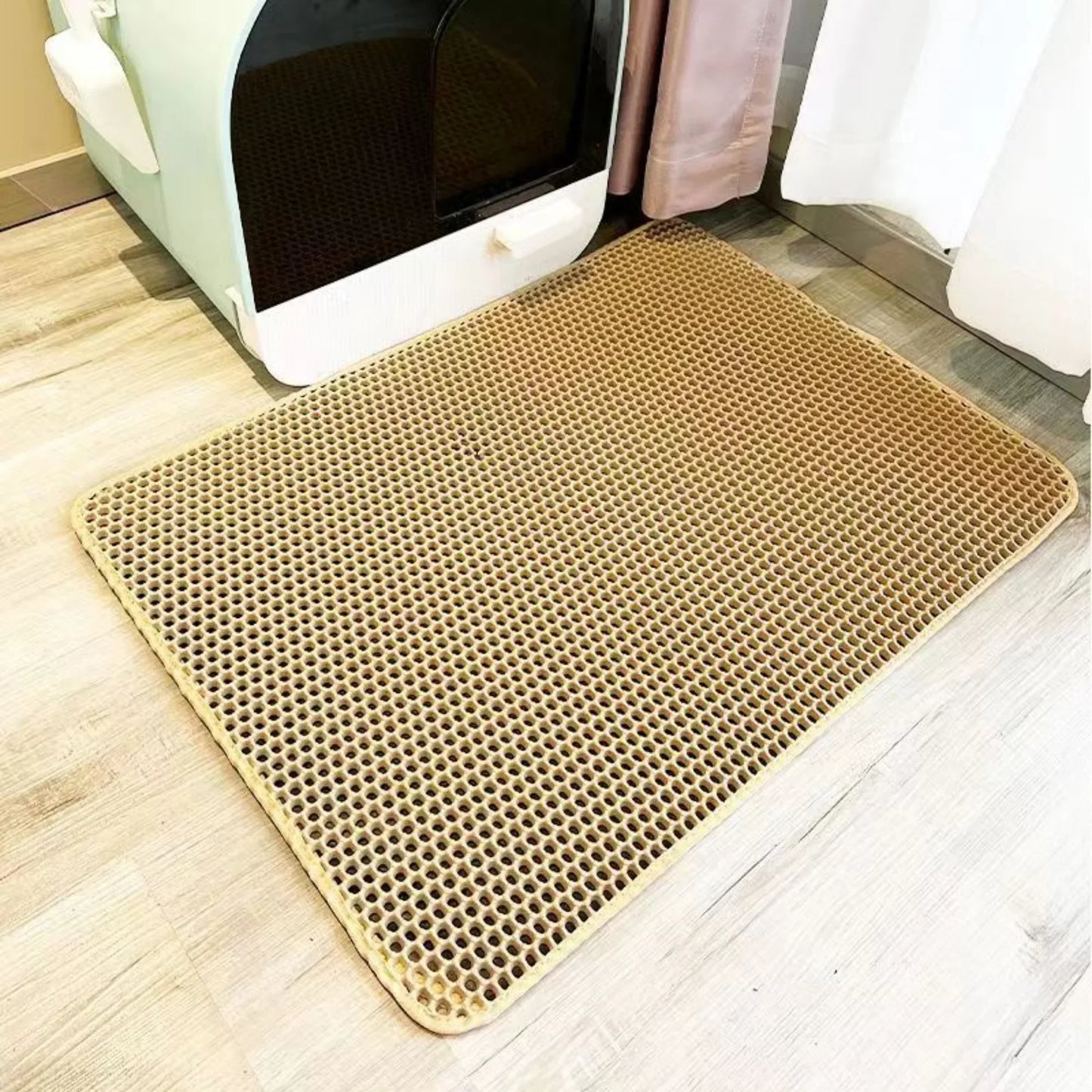 Extra Large Heavy-Duty Waterproof 2-Layer Cat Litter Mat