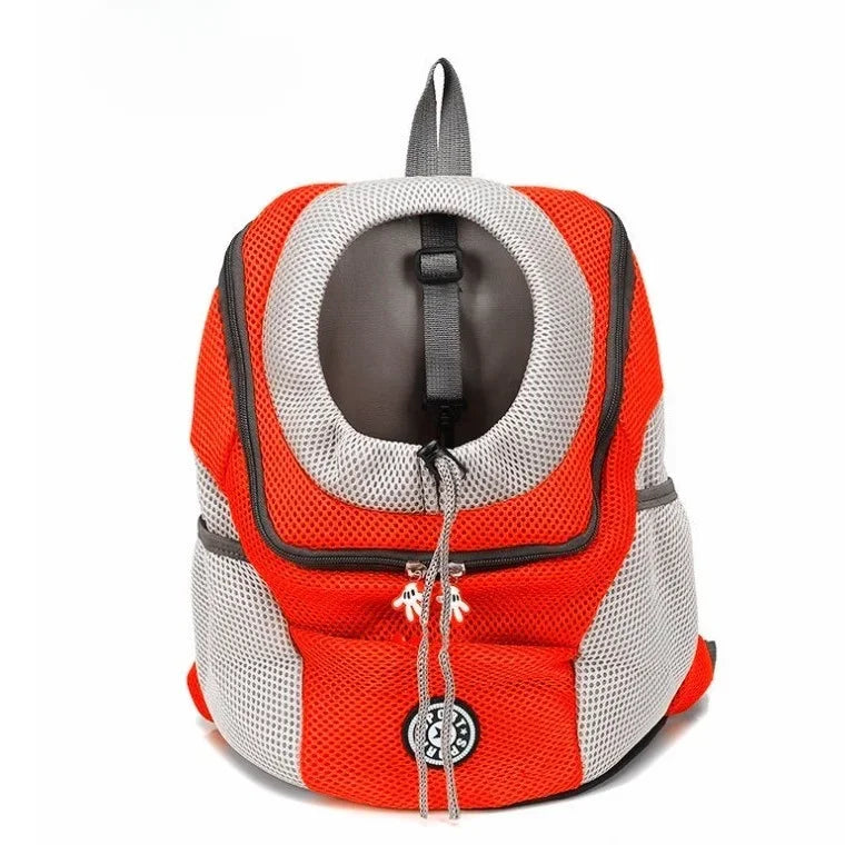 Breathable Front-Pack Adjustable Dog & Cat Travel Backpack Carrier