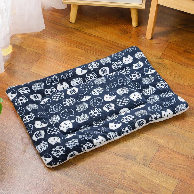 Thickened Flannel Soft Cat & Small Dog Sleeping Mat Cushion