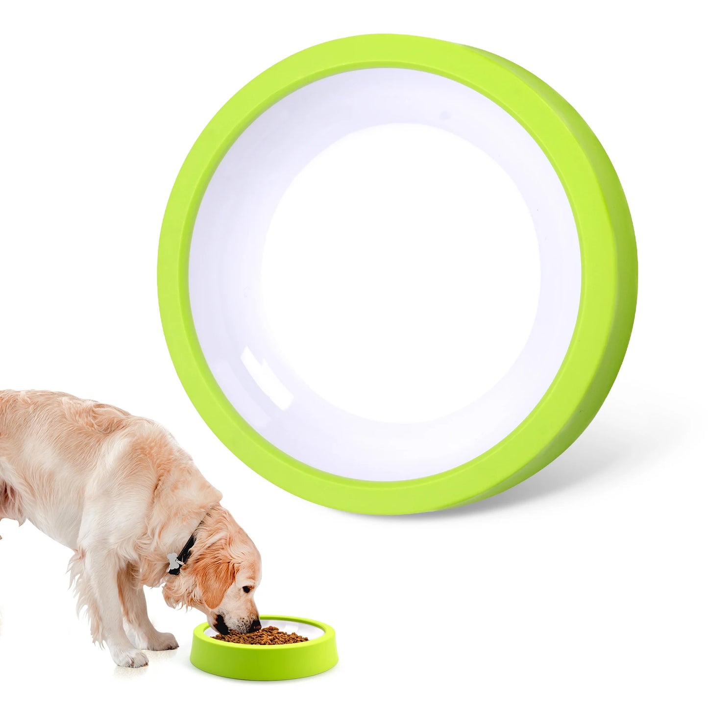 Anti-Gulping Non-Slip Interactive Slow Feeder Dog Bowl