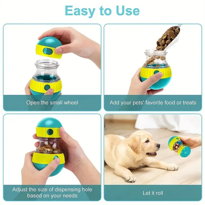 Bite-Resistant Dog Teething Chew Stick & Treat Dispenser Toy