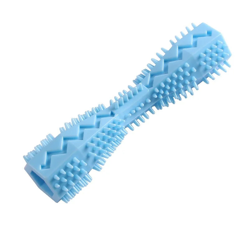 Bite-Resistant Dog Teething Chew Stick & Treat Dispenser Toy