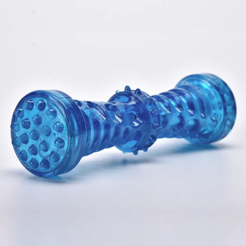Bite-Resistant Dog Teething Chew Stick & Treat Dispenser Toy