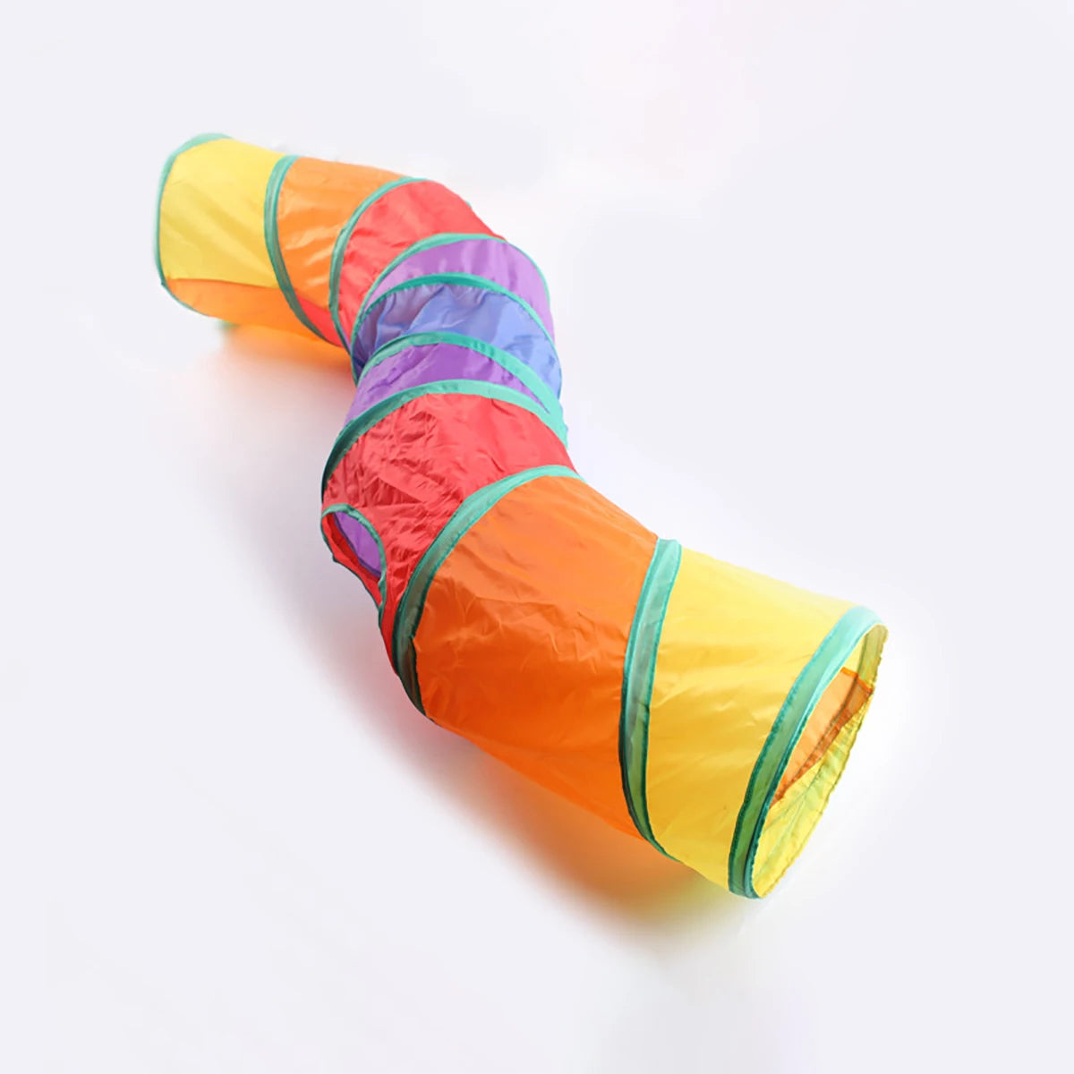 Foldable Interactive Cat Tunnel Tube Toy with Crinkle Play