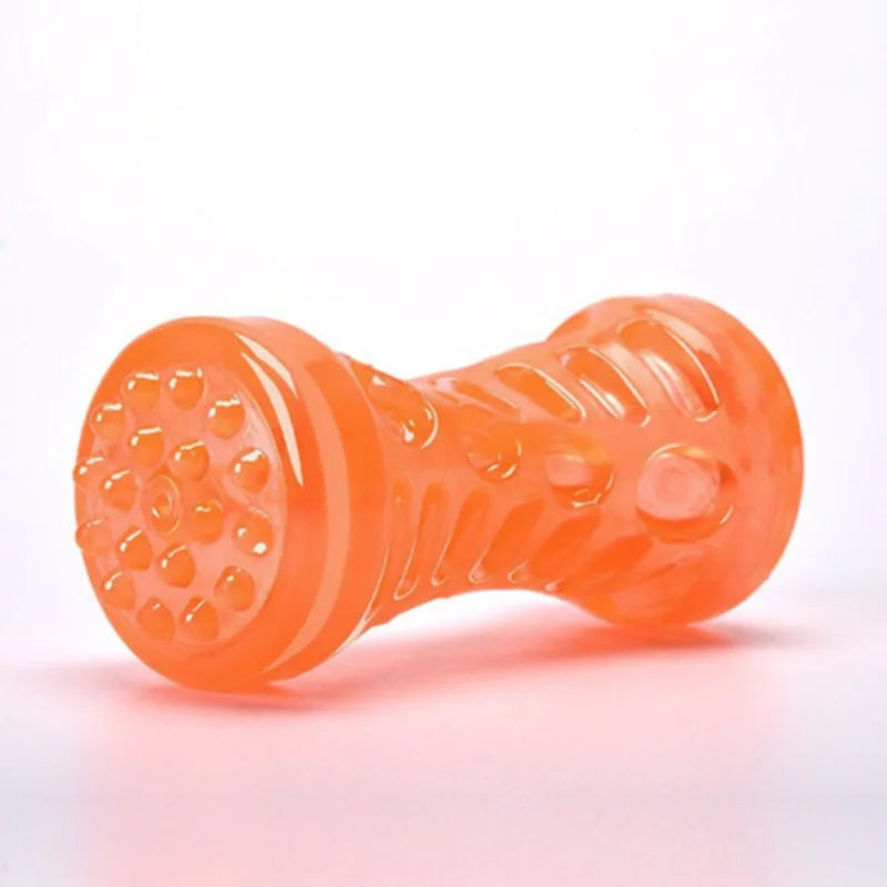Bite-Resistant Dog Teething Chew Stick & Treat Dispenser Toy
