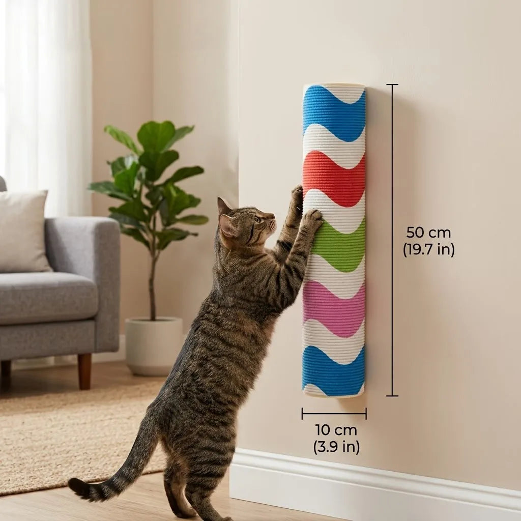 High-Adhesion Cat Scratching Post & Furniture Protector Mat